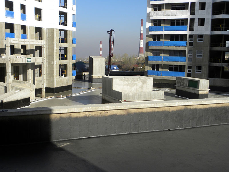 Жидкая резина Ультрасил применяется для устройства плоских кровель