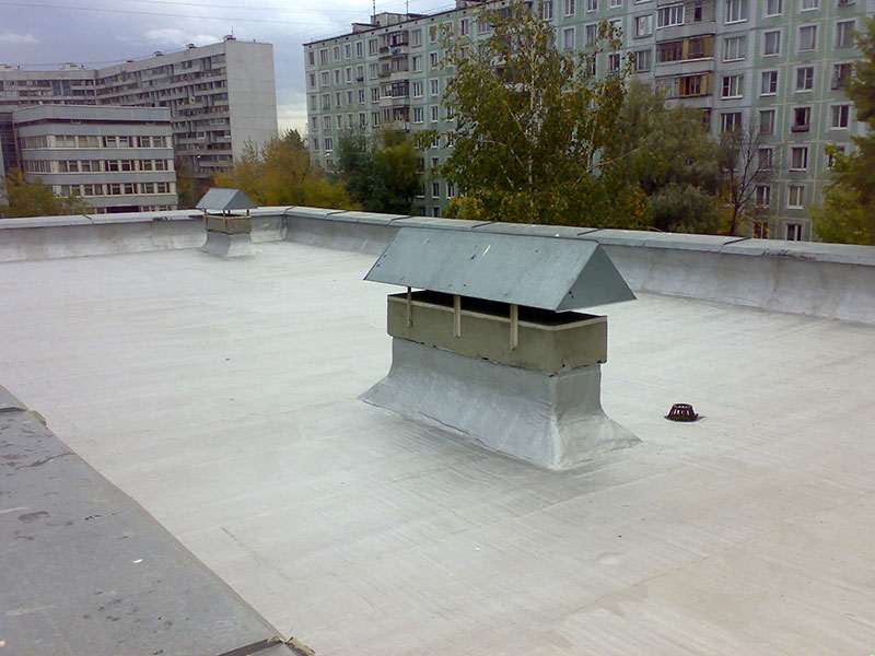 Модификация примыканий на рулонной кровле