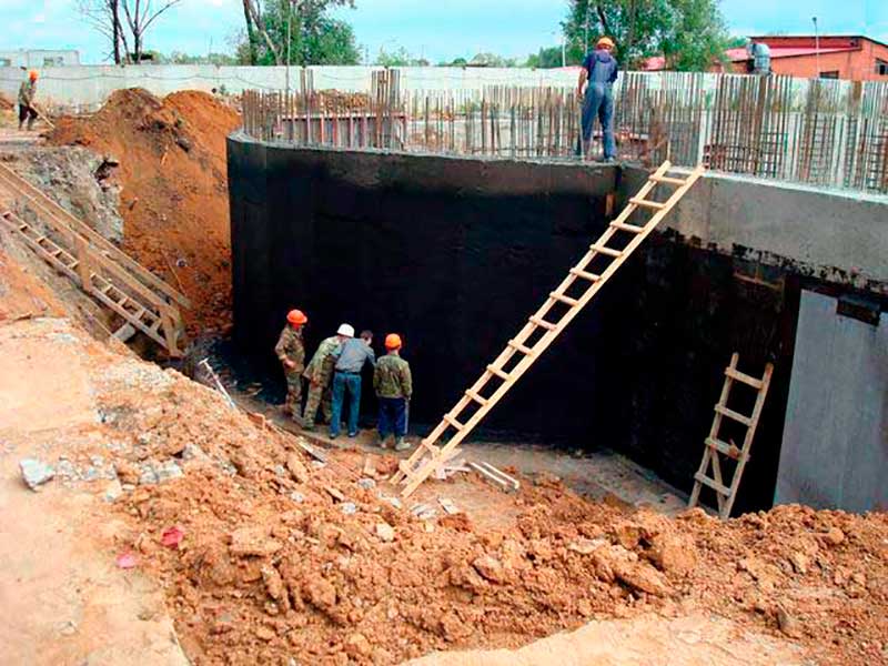 Жидкая резина Ультрасил в качестве внешней гидроизоляции фундамента