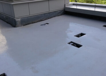 Гидроизоляционное покрытие кровли полимерной матикой Полилайн-04